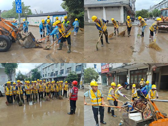 临海市大田街道遭遇强风暴雨侵袭
